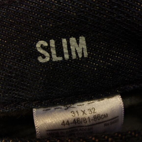 Banana Republic The Traveler jeans mens 31x32 blue denim stretch slim fit straig - Picture 8 of 9